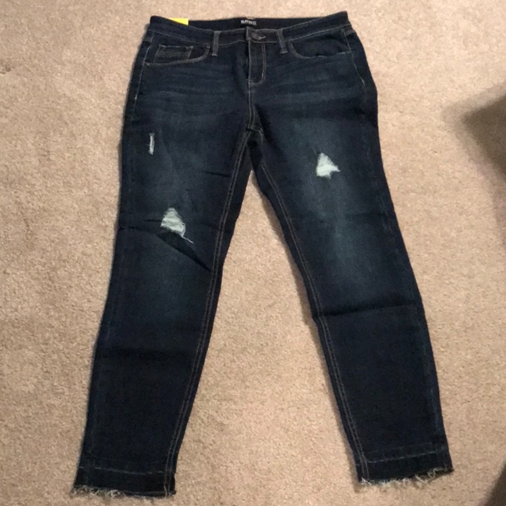 Buffalo Rip & Repair mid rise skinny jeans